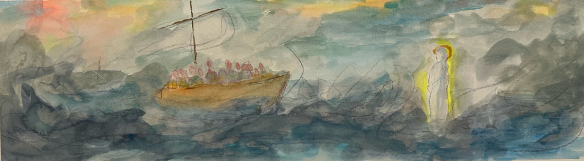 Jesus appears on the Sea of ​​Galilee